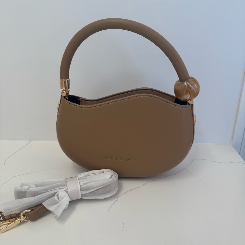 Melie Bianco Jennie Tan Vegan Leather Purse - Picture 3 of 16